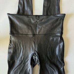 Spanx Black Faux Leather Leggings